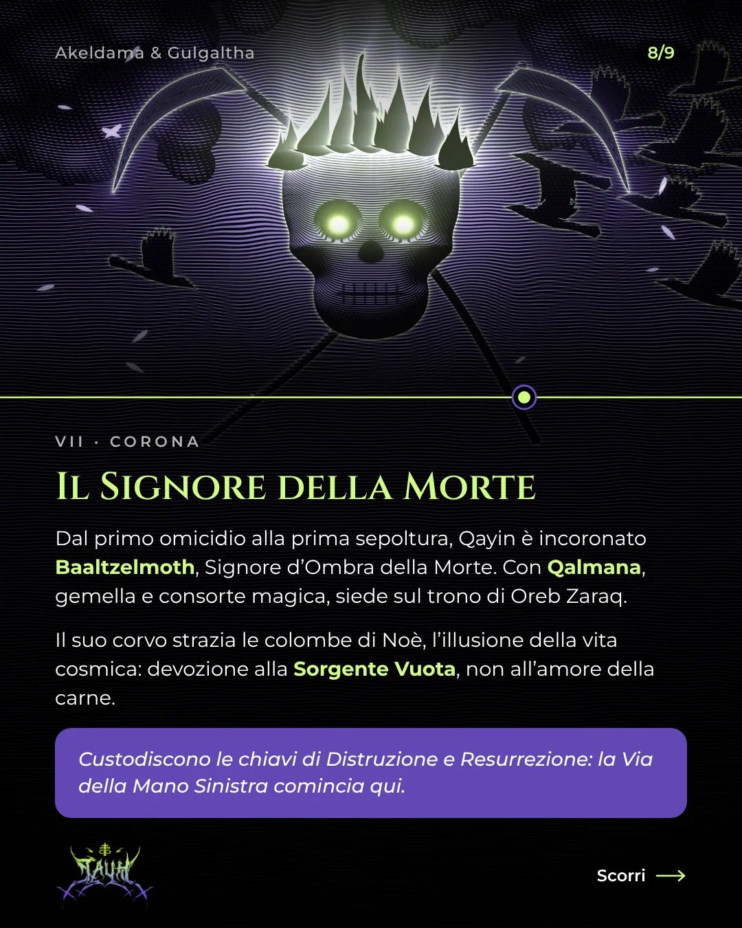Tavola 8 di 9: Il Signore della Morte