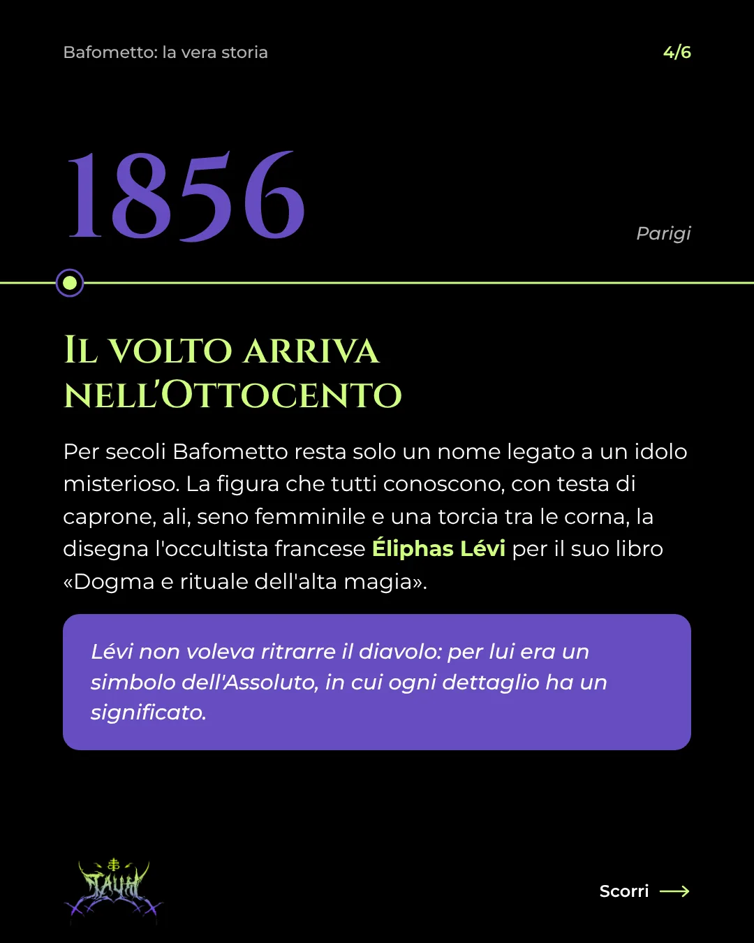Tavola 4 di 6: Éliphas Lévi (1856)