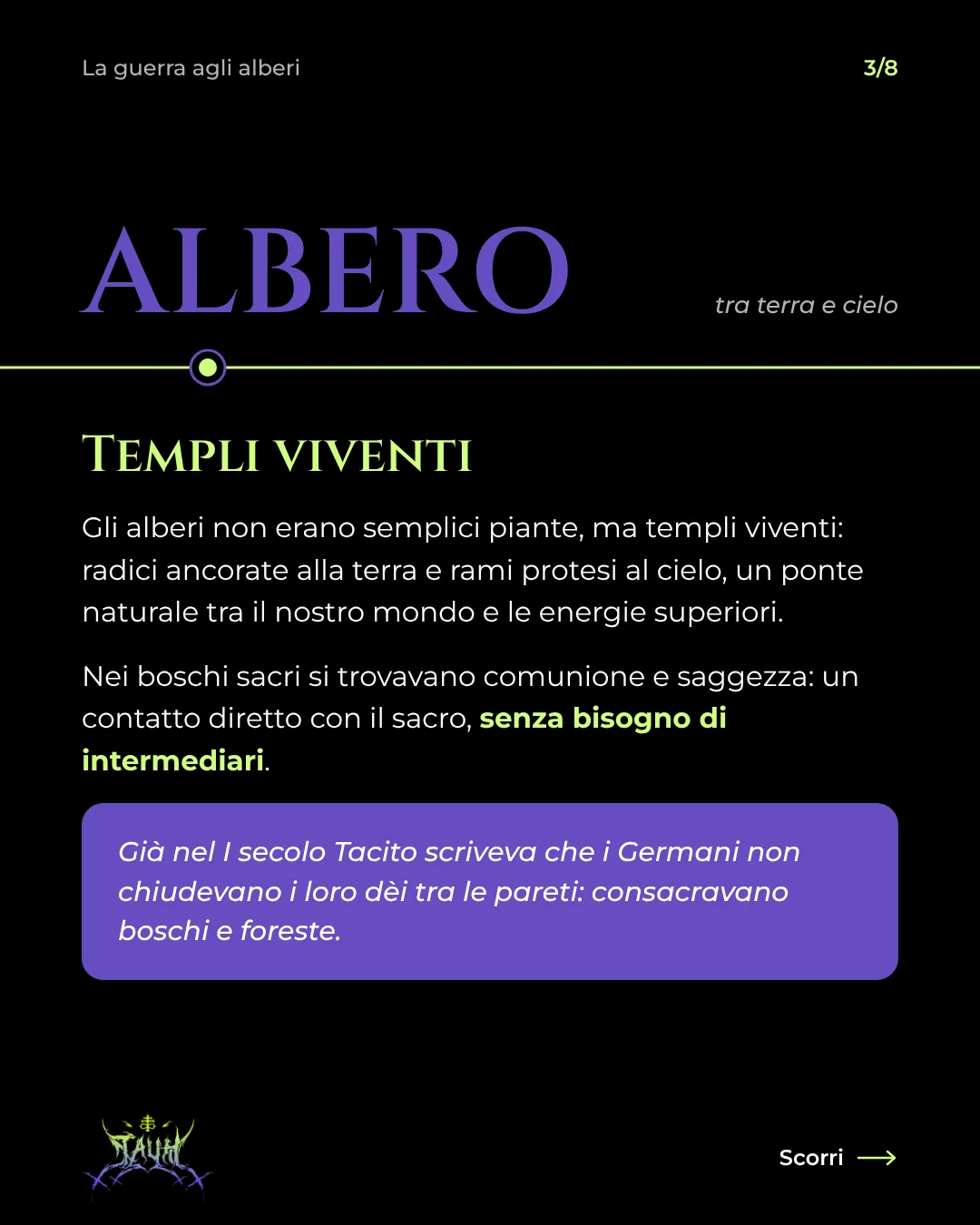 Tavola 3 di 8: Templi viventi