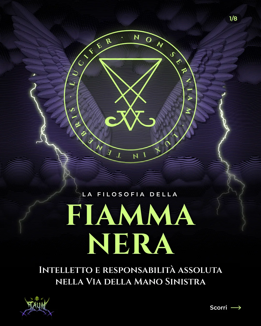 Tavola 1 di 8: La Fiamma Nera