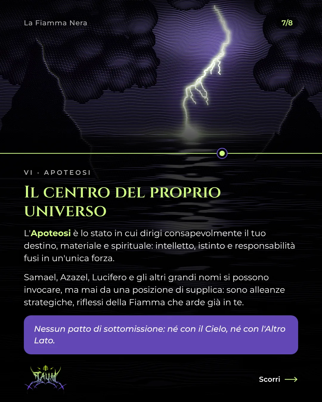 Tavola 7 di 8: Il centro del proprio universo