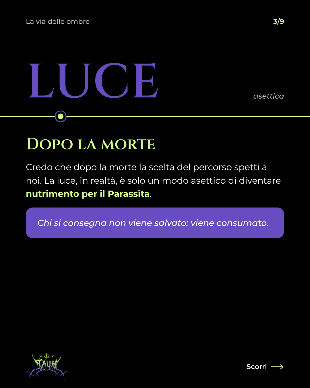Tavola 3 di 9: Dopo la morte