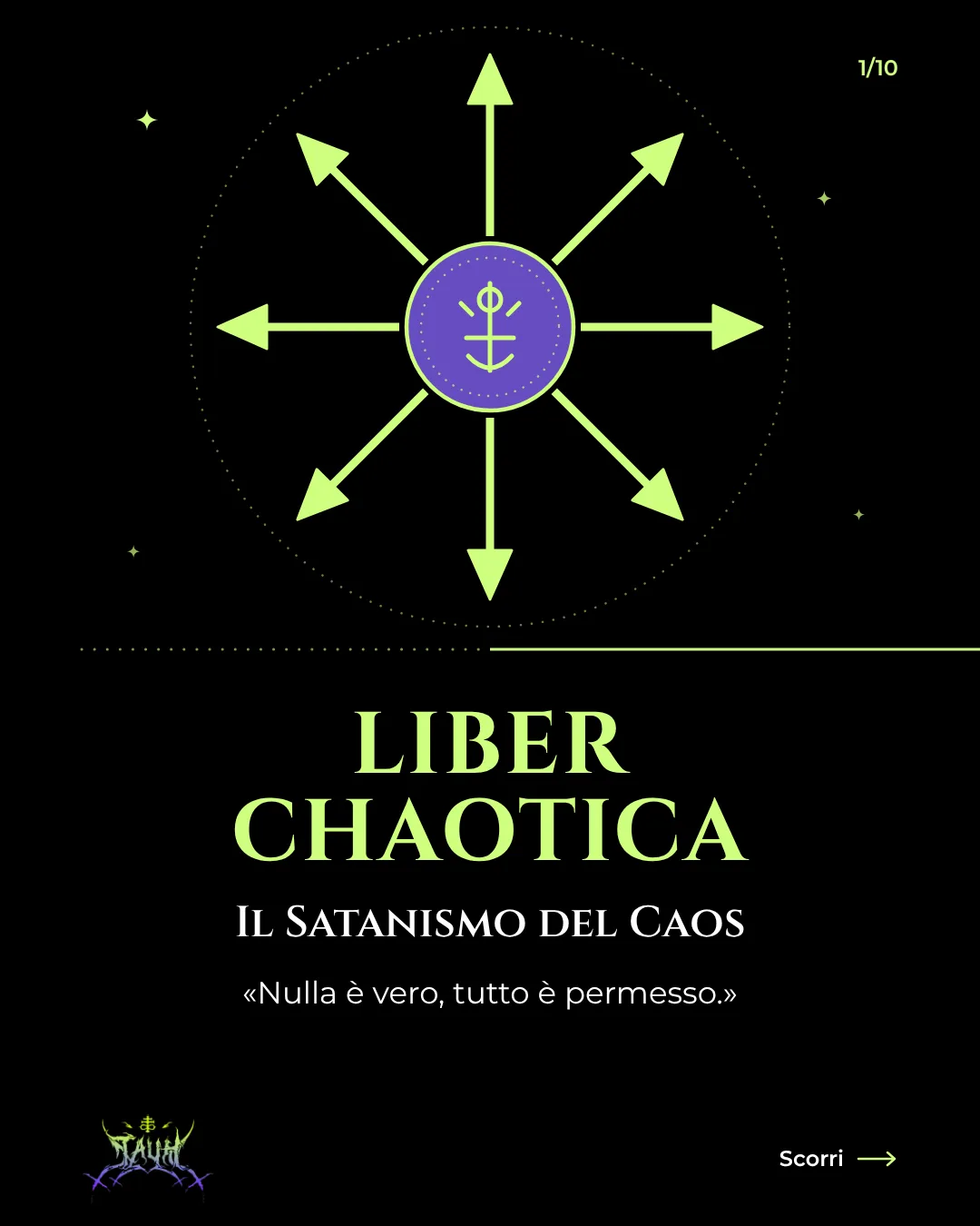 Tavola 1 di 10: Liber Chaotica
