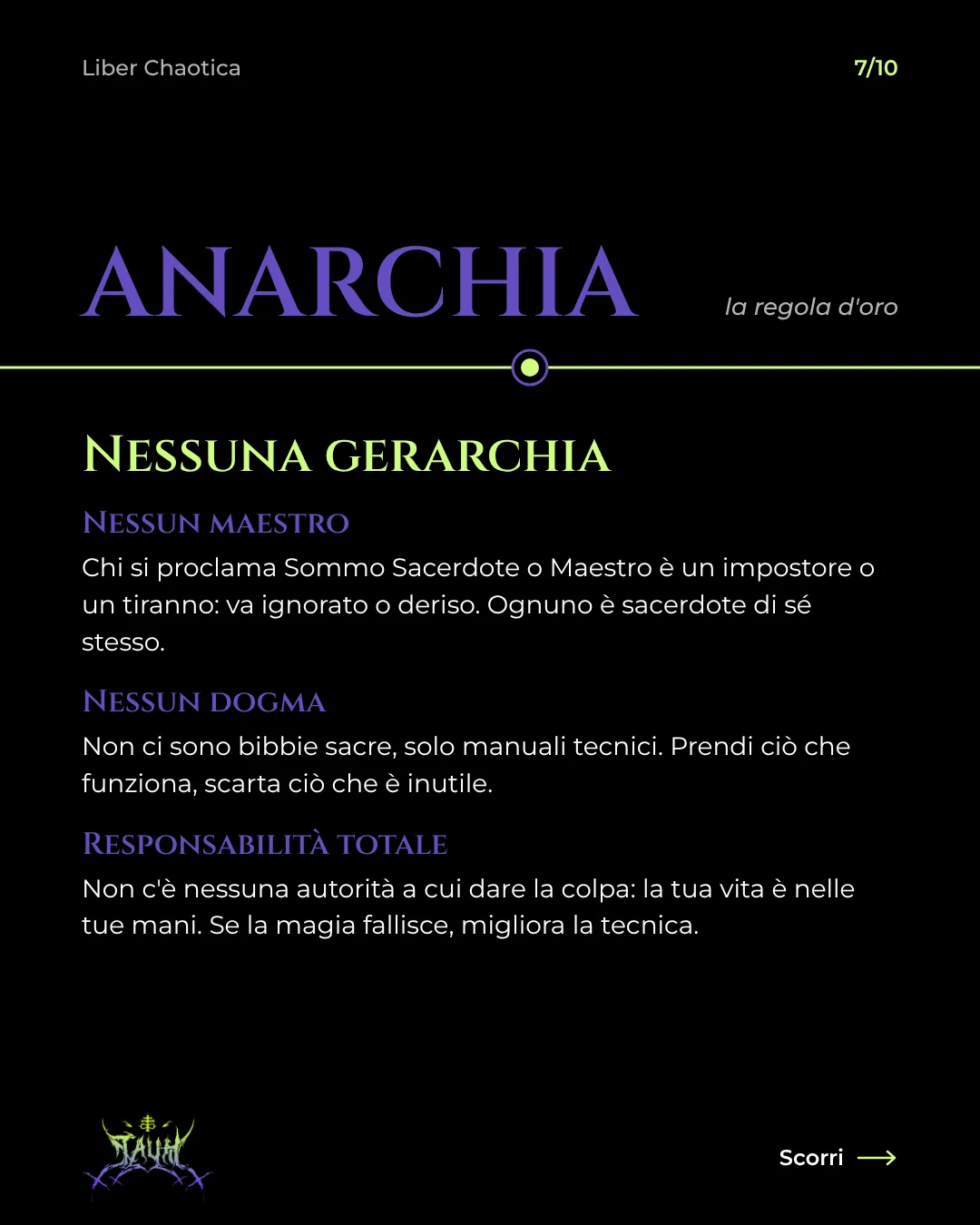 Tavola 7 di 10: Nessuna gerarchia