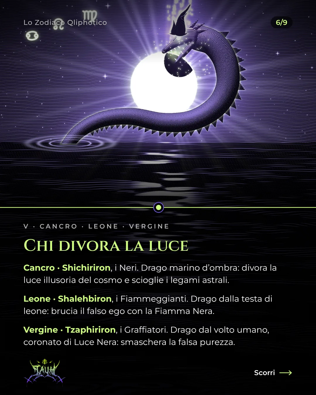 Tavola 6 di 9: Chi divora la luce