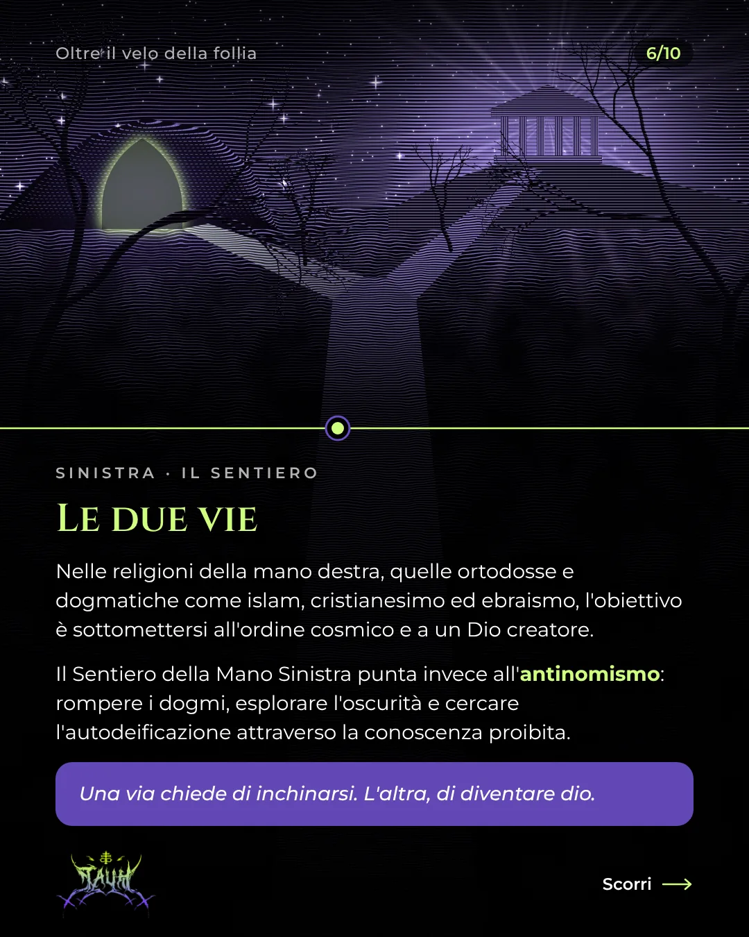 Tavola 6 di 10: Le due vie
