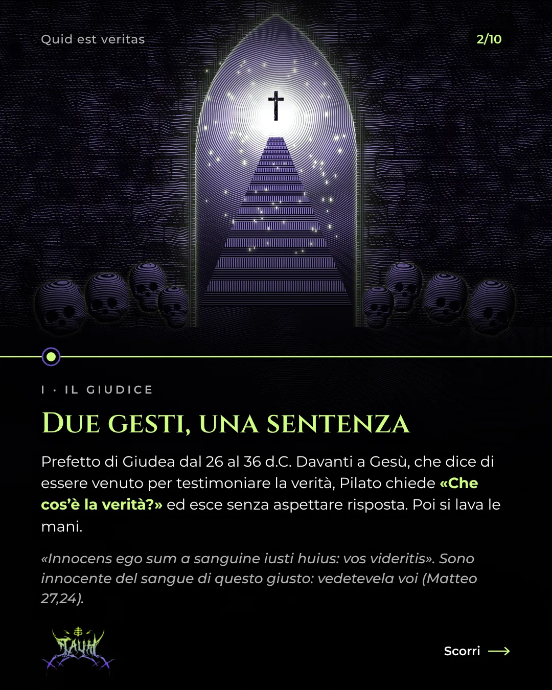 Tavola 2 di 10: Due gesti, una sentenza