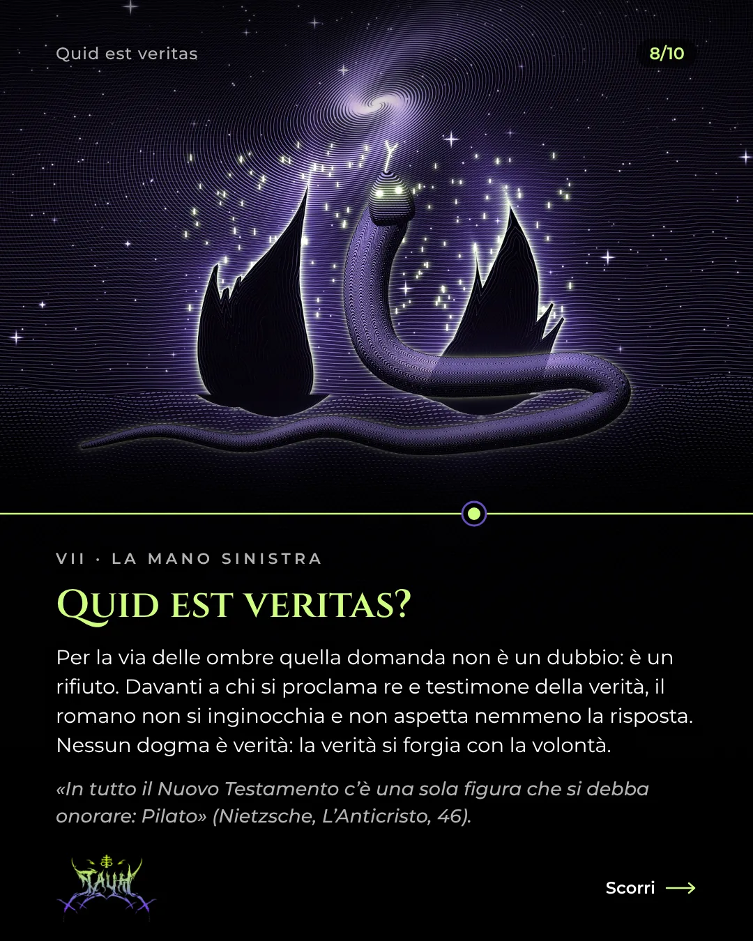 Tavola 8 di 10: Quid est veritas?