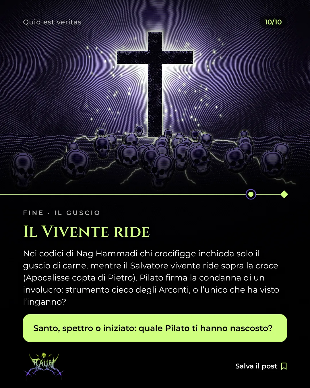 Tavola 10 di 10: Il Vivente ride