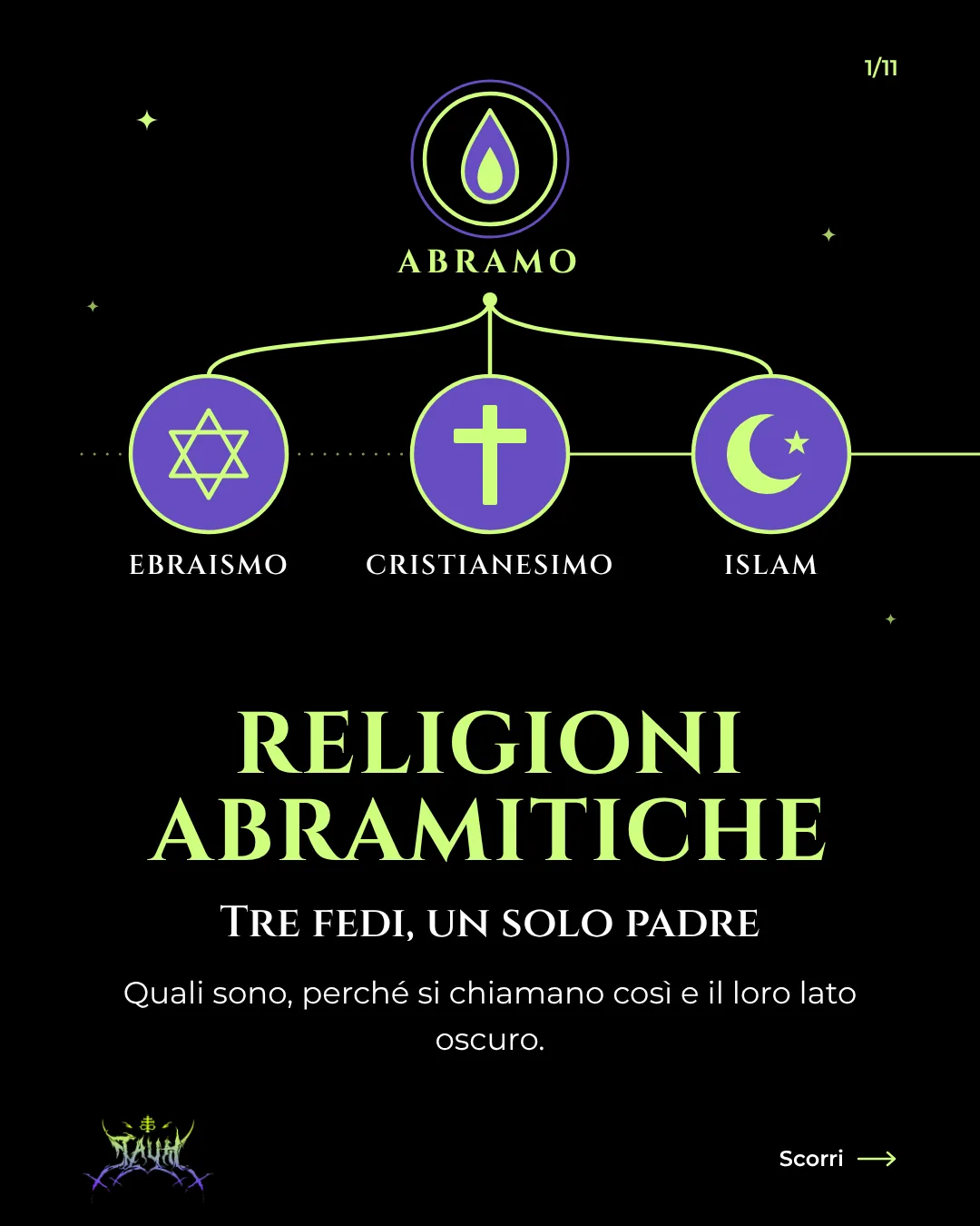 Tavola 1 di 11: Religioni abramitiche