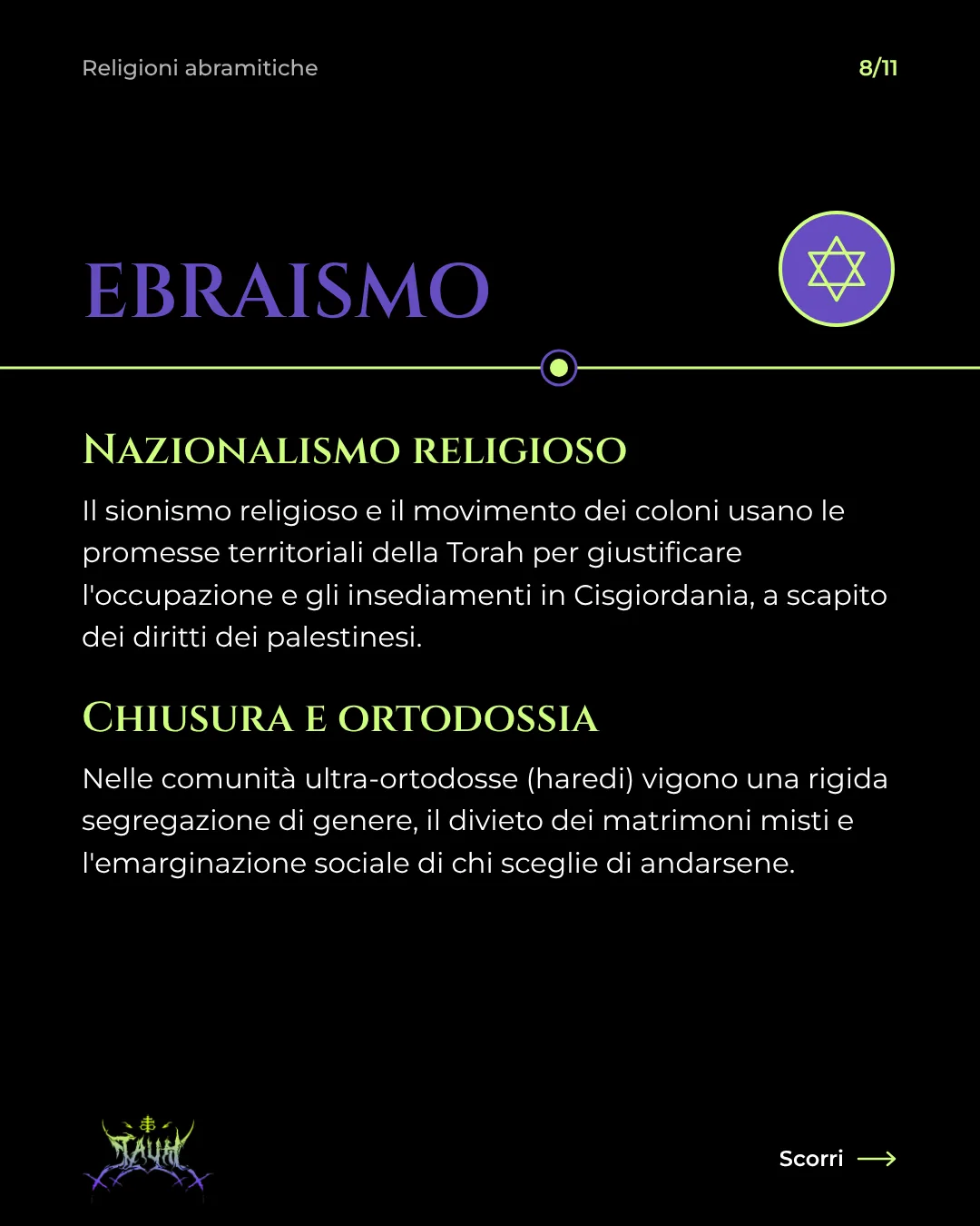 Tavola 8 di 11: Ebraismo